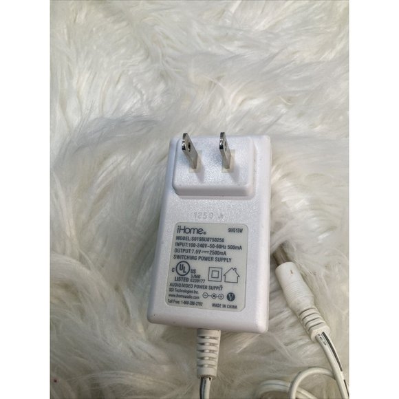 iHome SWITCHING POWER SUPPLY S019BU0750250 7.5V 2500mA 9Ih515w - Picture 2 of 4